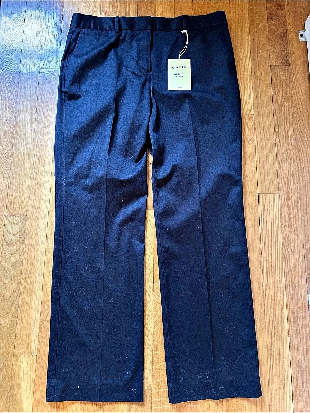 Orvis Wrinkle-Free Chinos Cotton Chinos in Black NWT